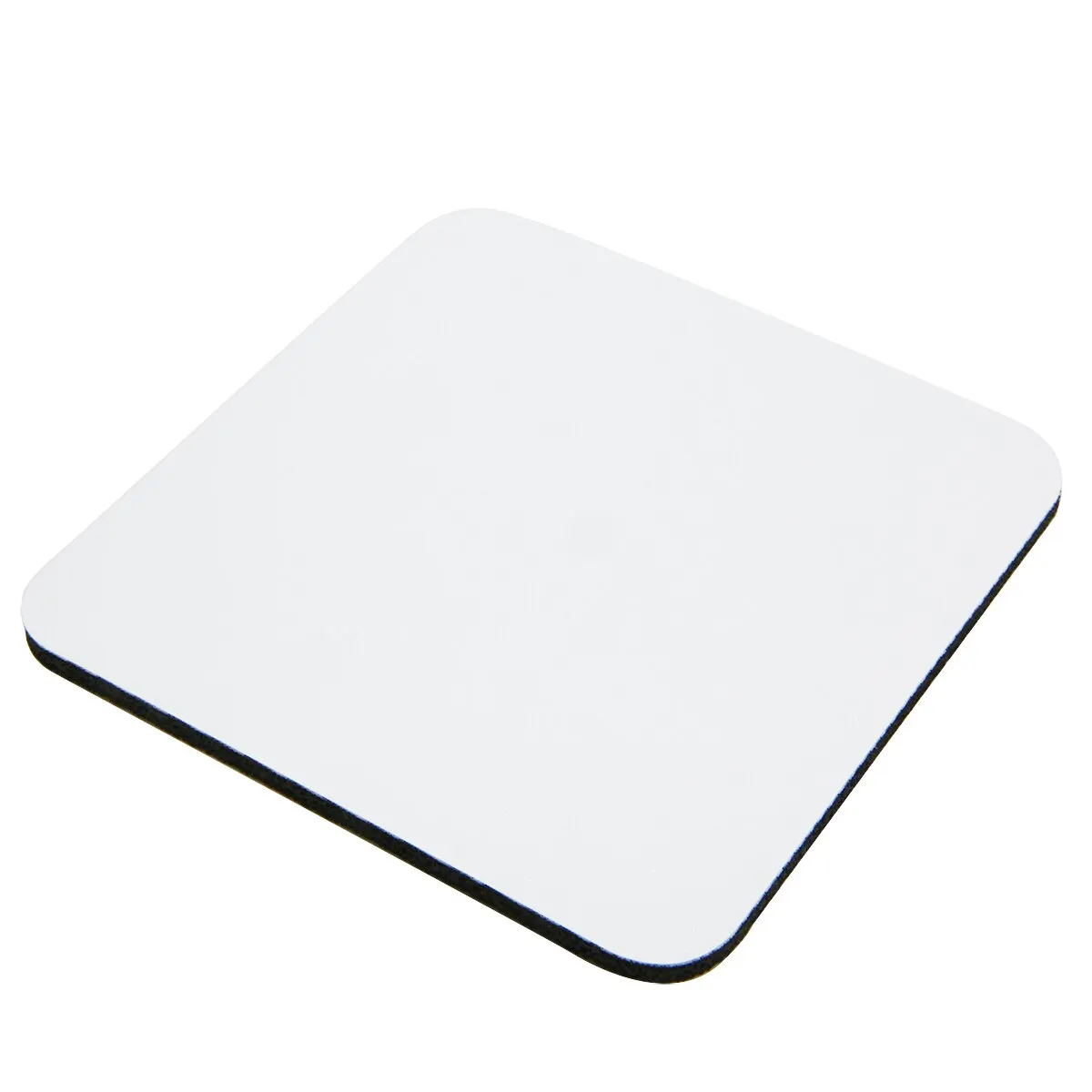 10Pcs Black Rubber Sublimation Coaster Blank Coaster Board Sublimation MDF Printing 95x95mm For Home Tools