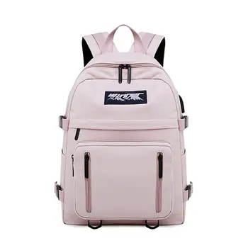 

Women Girl School Backpack with USB Charging Port Bookbags Teenage Travel Rucksack Shoulder Bags