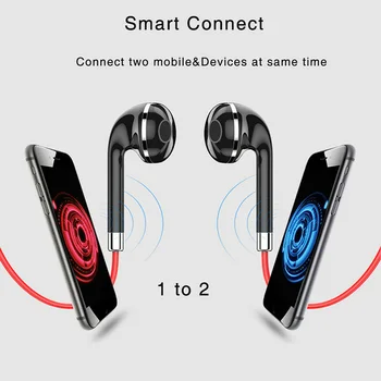

BT313 Wireless Bluetooth 4.1 Magnetic Headphone Stereo Subwoofer Headset Sports Super Powerful Noise Reduction