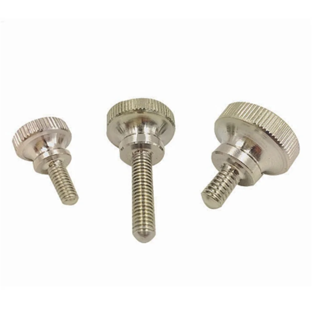 

M4 Knurled Thumb Screw With Collar With Knurling Screws Manual Adjustment Screws Bolt Knukles Tornillos Parafuso Tornillo DIN464