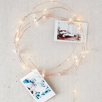 

LED Photo Clip USB Festoon Led String Fairy Lights Battery Operated Garland New Year Party Christmas Decorations For Home Room