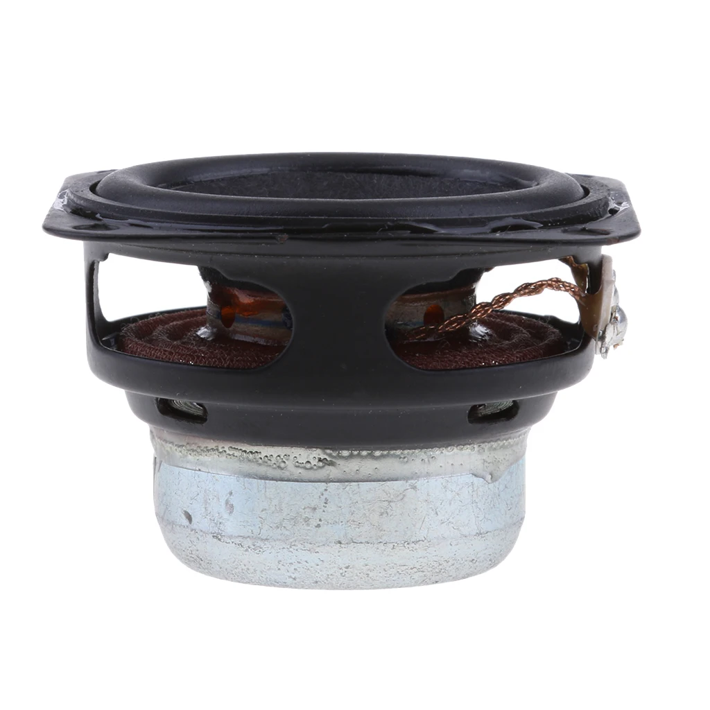 40mm 4Ohm 6W Full Range Audio Speaker Square Loudspeaker Rubber Edge