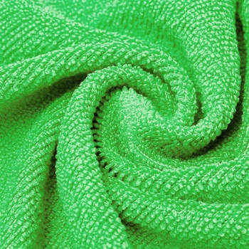 

3PC Micro Fibre Microfibre Cleaning Cloth Car Towel Glass Dust Remover Green I1