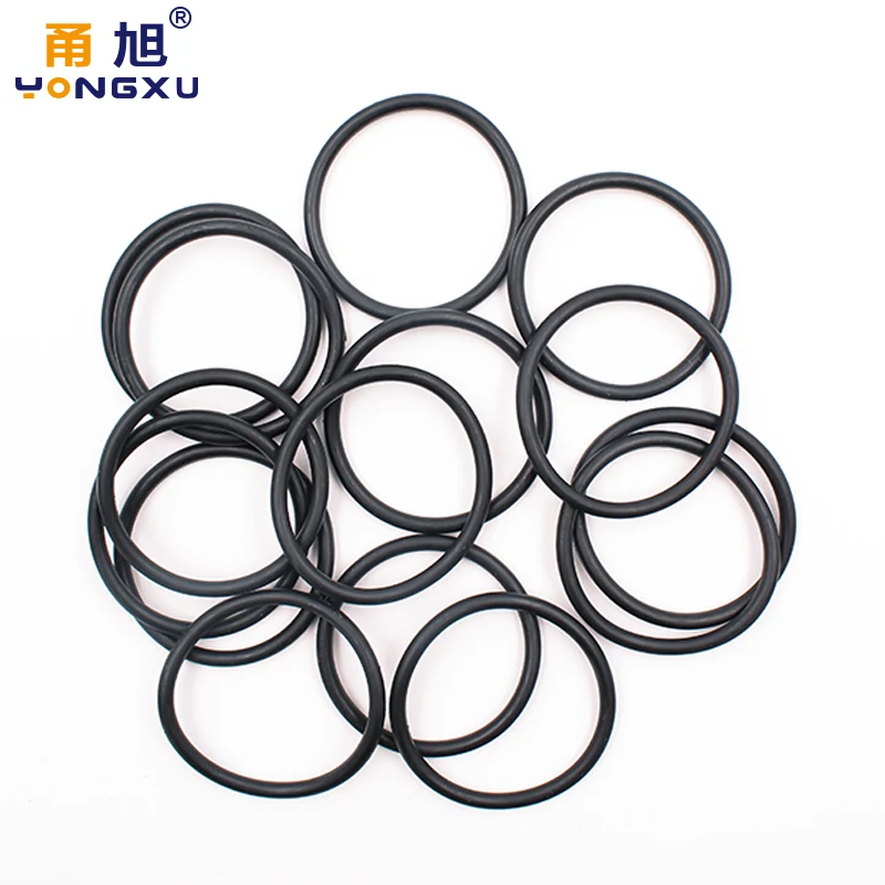 Rubber O Rings Keycap O Rings Silicone O Rings NBR O Ring Seal Gasket Thickness CS3.55mm ID18-155mm Wear Resistant Automobile Petrol Nitrile Waterproof