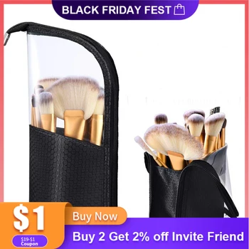 

Makeup Brush Holder Dust-proof Brush Makeup Holder Waterproof Travel Case for Brush Women Brush Organizer Makeup Tools