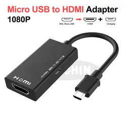 Портативный маленький размер Micro USB к HDMI адаптер для Android ПК и планшет HDMI аудио видео кабель конвертер для ТВ ПК ноутбук