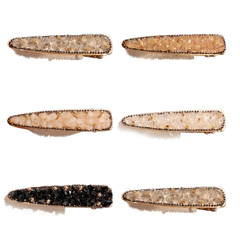 

Women Rhinestone Hairpins Girls Hair Clip Girls Hair Accessories Stick Barrettes Ornaments Hairgrip Alloy Headwear