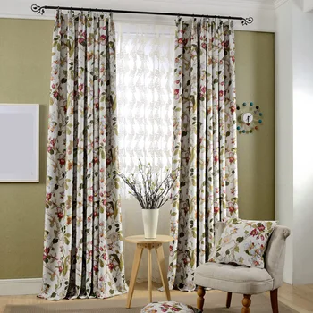 

1 PCS Window Curtain Blinds European Fancy Printed Blackout Curtains for Living Room Modern Curtain for the Bedroom Elegant