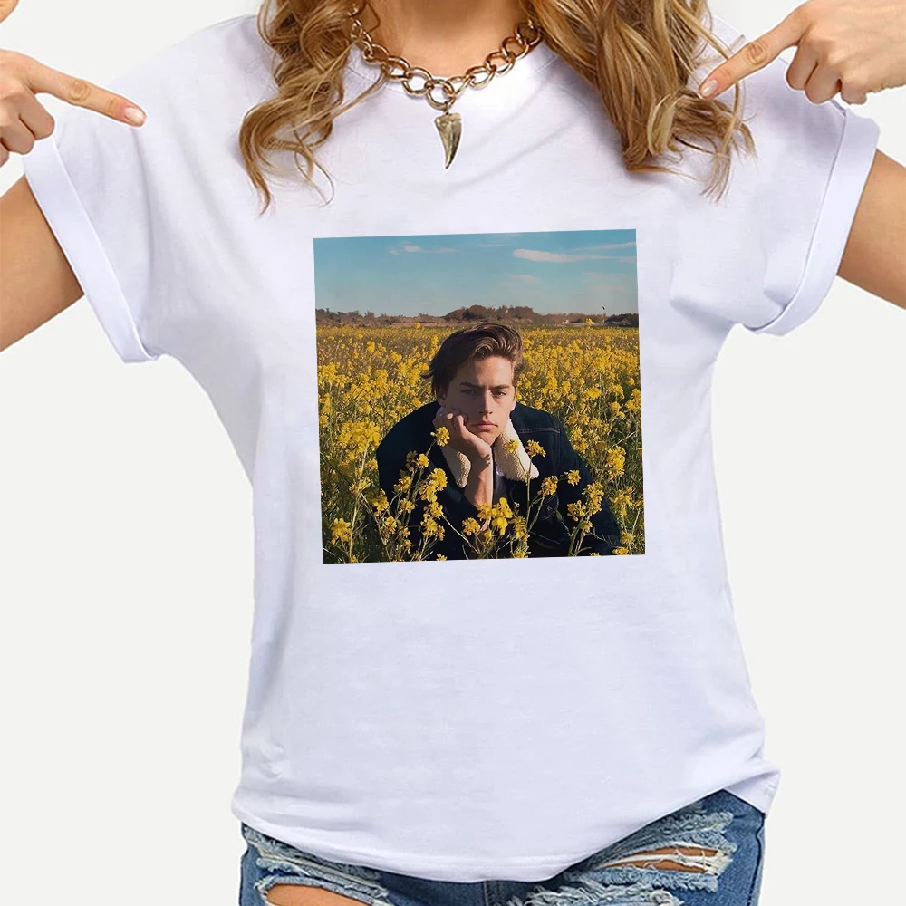 

Streetwear Tshirt Women Popular TV Series Graphic Superm T Shirt Summer Ladies RIVERDALE Printed Popular Cropped Sleeve