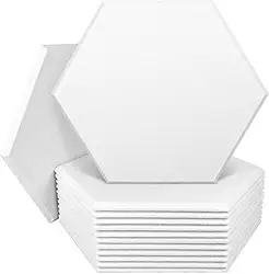Panneaux de mousse acoustique pour Studio, 30x30x5cm, 12 pièces, traitement d'isolation phonique, KTV, mur de salle, coussin éponge insonorisé avec bandes 
