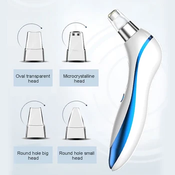 

Blackhead Remover Face Deep Pore Cleaner Black Acne Dot Electric Microcrystalline Extractor Blackhead Vacuum Cleaner Skin Care