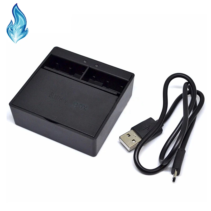 AHDBT-501 двойной USB зарядное устройство встроенный контейнер для аккумуляторов+ кабель для GoPro Hero5 Hero 5 H5 экшн-спортивных цифровых камер