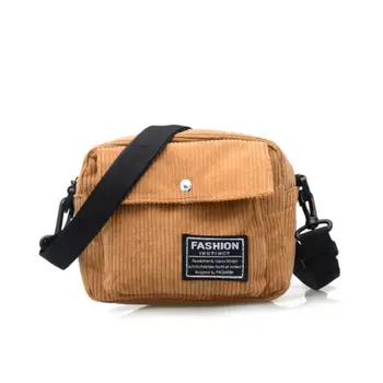 

Fashion Outdoor Waterproof Purse Women Shoulder Bag Corduroy Small Square Bag Coin Wallet Travel Holiday Phone Pocket Organizer