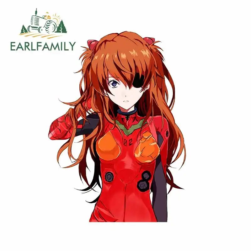 EARLFAMILY 13 см x 9 4 аниме Автомобильная наклейка АСУКА Лэнгли сори мультяшная