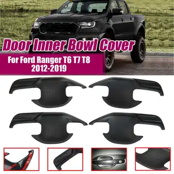

4 Pcs Car Exterior Door Handle Bowl Cover Trim For Ford Ranger T6 T7 T8 2012 2013 2014 2015 2016 2017 2018 2019