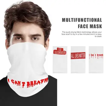 

Black Lives Matter Face Mask Protective Breathable Ice Silk Anti-racial Discrimination Quick-drying Face Scarf Towel