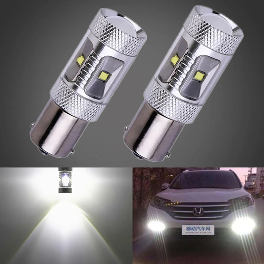 2 шт. 1156 BA15S 30 Вт Авто Туман Хвост поворот Cree чип светодиодный S25 P21W светильник R5W лампа парковочный резервный светильник s автомобильный светильник источник