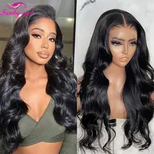 

Body Wave Lace Wig 13x4 Lace Front Human Hair Wigs For Women Brazilian Wavy 4x4 Closure Wig Preplucked Hairline 180% Density