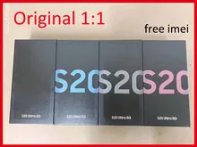 1 pçs caixa de telefone vazio para galaxy s20 s20plus s20 ultra 5g caixa com manual livre imei etiqueta de alta qualidade embalagem sem acessórios