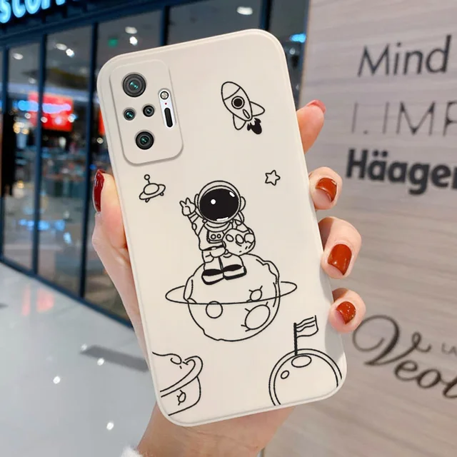 Poco X3 Pro Case Astronaut Soft Case For Xiaomi Redmi Note 10 9 Pro 8 Case Note9 Pro 11 9S 10S Little X3 9 T 9C NFC 9T 9A Cover K269