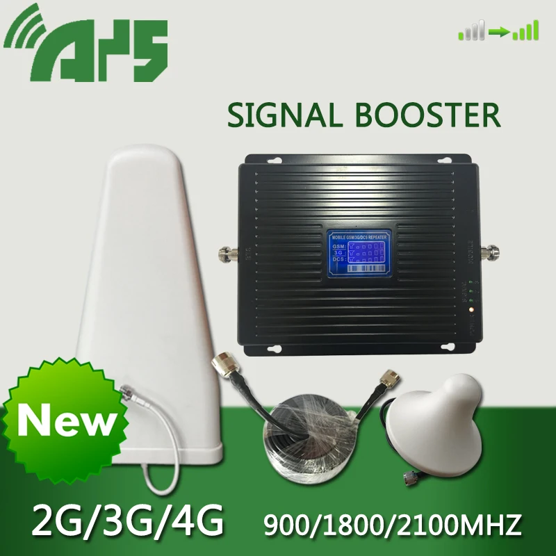 3g 2G 900 2100 двухдиапазонный ретранслятор сотового телефона GSM wcdma LTE усилитель сигнала мобильного телефона двойная антенна
