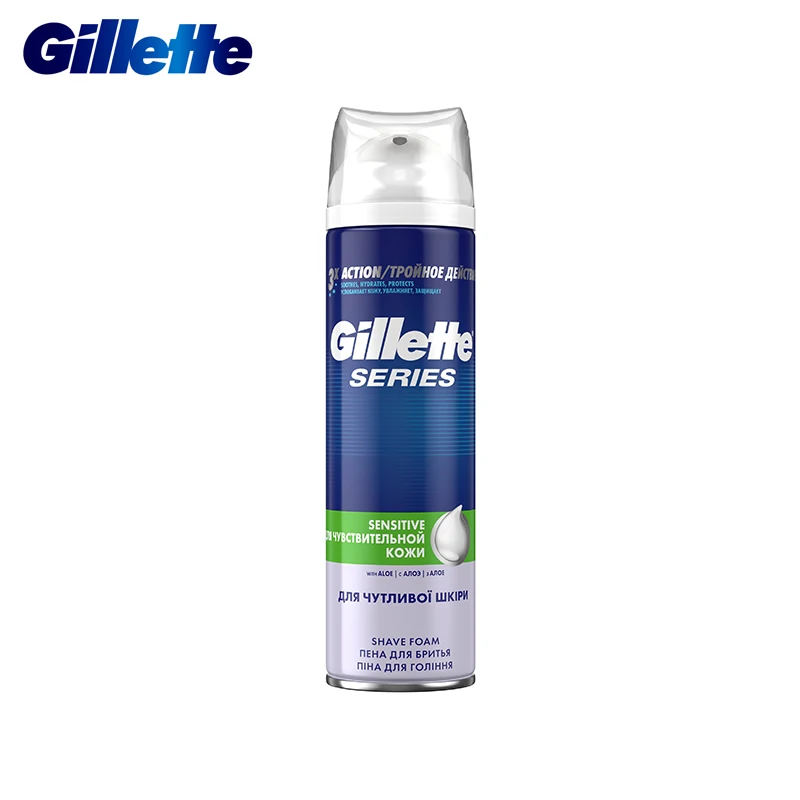 Пена для бритья Gillette Series чувствительной кожи 250 мл.|Крем бритья| |