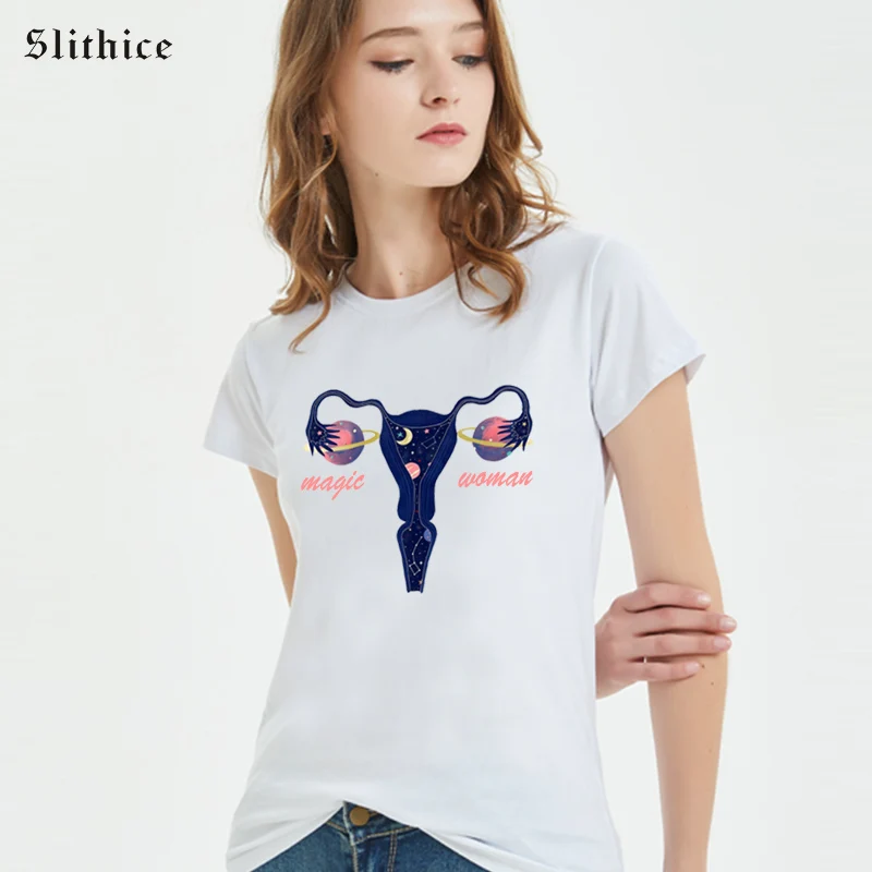 Эстетические женские футболки Slithice с графическим принтом Женский Топ