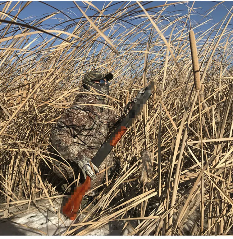 Зимняя камуфляжная охотничья одежда для отдыха на природе походная тактическая Водонепроницаемая глушитель Reed Camo фотография рыболовный костюм снайпера