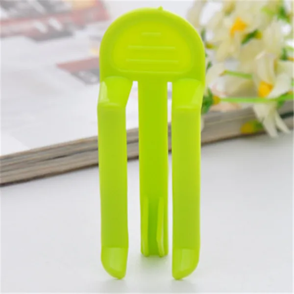 Garbage Bag Clip Candy Color Plastic anti-drop Waste Bin Bag Clip Kitchen Household Tool Trash Clip holder-1PC - Цвет: 5