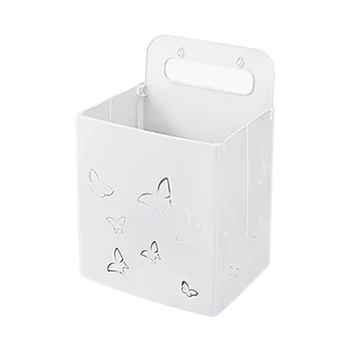 

Promotion! Foldable Bathroom Storage Basket Plastic Dirty Hamper Clothes Wall Shelf Hanging Punch-Free Laundry Basket Kids Toys