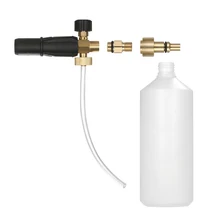 Для Lavor Мойка под давлением автомобиля Регулируемая пена Лэнс 1Л бутылка Снежная пена сопло инжектор мыло пенообразователь