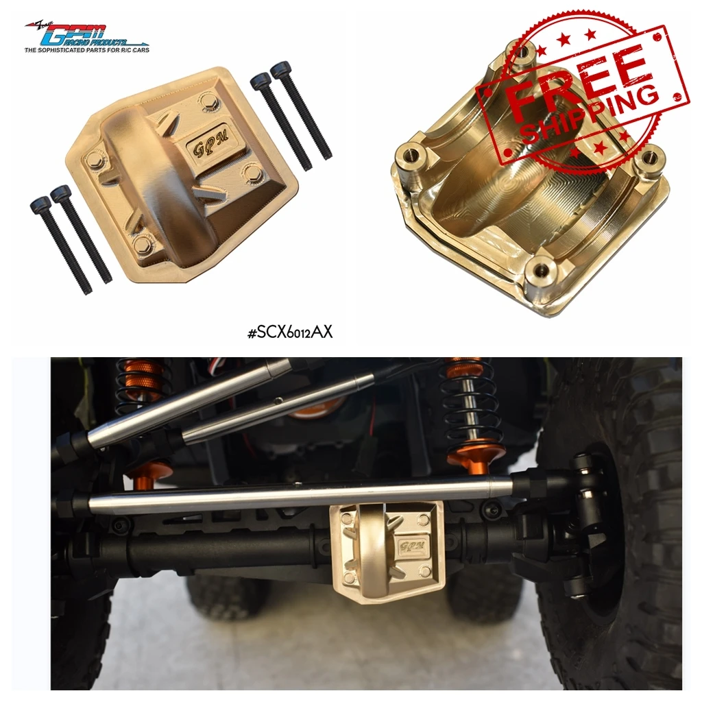 Pure Copper Front/Rear Axle Case Gearbox Universal Cover for AXIAL 1/6