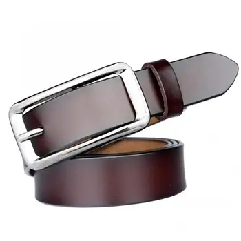 

Hot fashion simple Japanese word buckle leather belt women tide jeans perfect match atmospheric lady leather belt 90-115cm