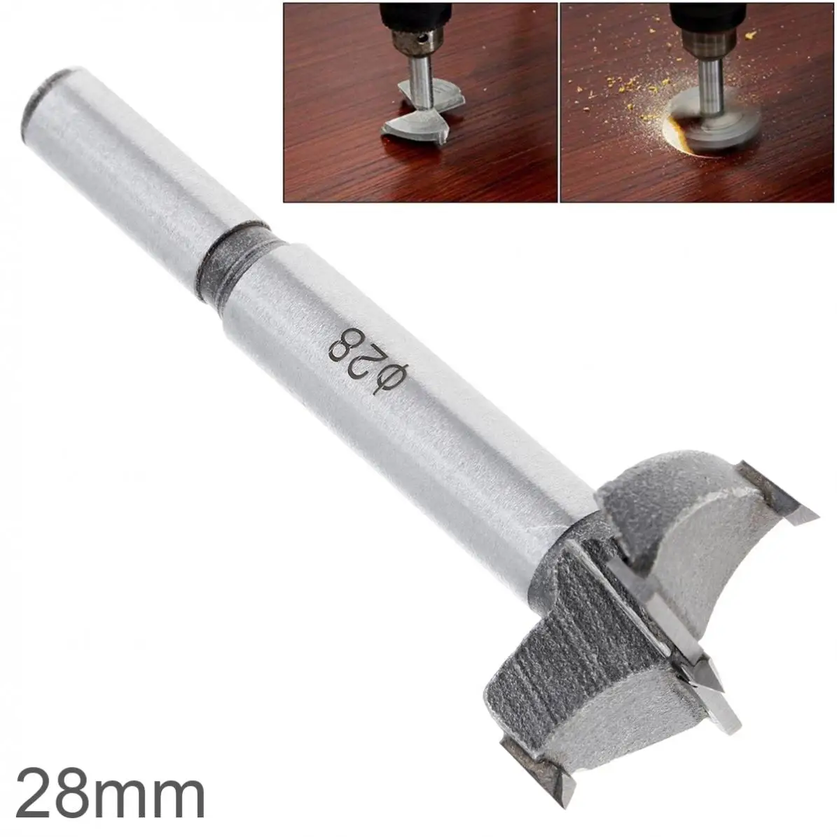 

28mm Tungsten Steel Hard Alloy Wood Drill Bits Woodworking Hole Opener for Drilling on Plasterboard / Plastic Boards