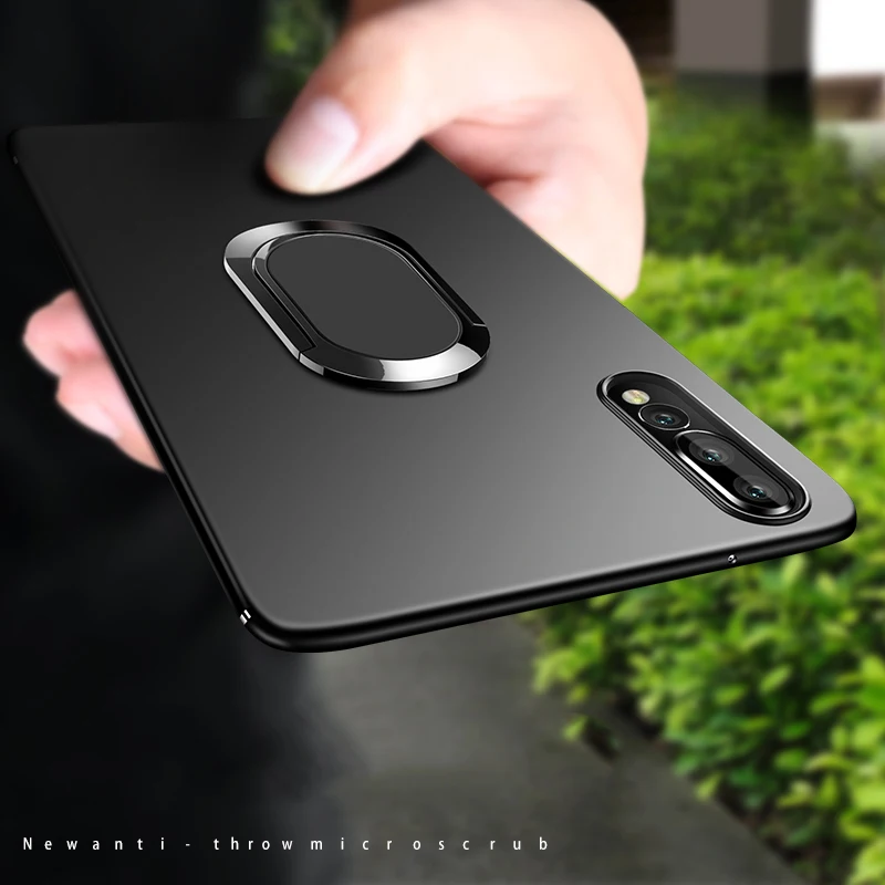 Для Huawei P40 P30 P20 Pro Lite Nova 4E 3E Mate 30 20 5T Honor Case360 вращающееся кольцо на палец телефонный