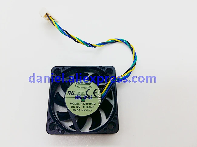 

EVERFLOW R124010BM 12V 0.12A 4 cm double ball 4-wire fan