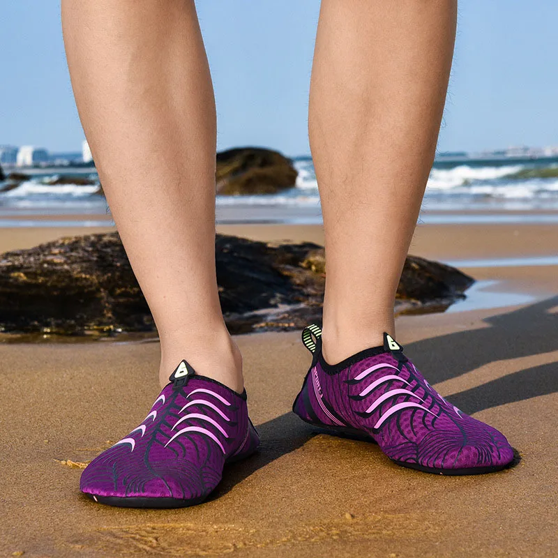 Мужская и Женская водонепроницаемая обувь быстросохнущая босиком обувь для плавания, дайвинга, серфинга, пляжа ZJ55