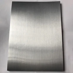 Special Layer Coated Good Printing A4 Blank PET Brushed Metal Silver Label for Laser Printer