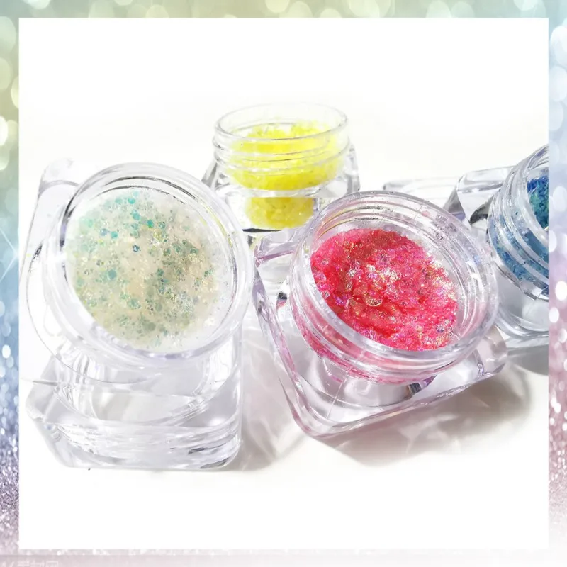 

Granular Sequin Gel Eyeshadow Easy To Color Smudge-proof Luminous Eye Shadow Gel 4 Styles