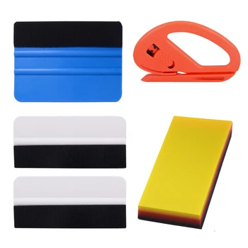 

EHDIS Carbon Foil Film Squeegee Scraper Vinyl Car Wrap Auto Cutter Knife Tool Kit Vehicle Wrapping Sticker Cut Accessories Set