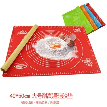 

with Carved Degree 40x50 Silica Gel Pad Rub Mat Flat Mat Anti-slip Silicone Bakery Ganmian Baking Mat Mat Silicone Chopping Boar