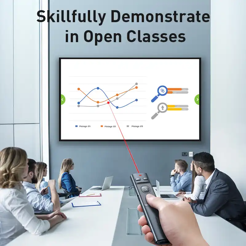 Baseusプレゼンターワイヤレスレーザーポインター2 4 2 4ghzのリモコンmac勝利プロジェクターpowerpointプレゼンテーションペンppt リモートコントロール Aliexpress