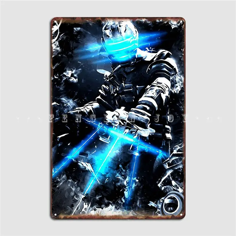 Dead Space White Noise Metal Platform Poster Custom Garage Club Club Home Wall Decor Tin Sign Poster