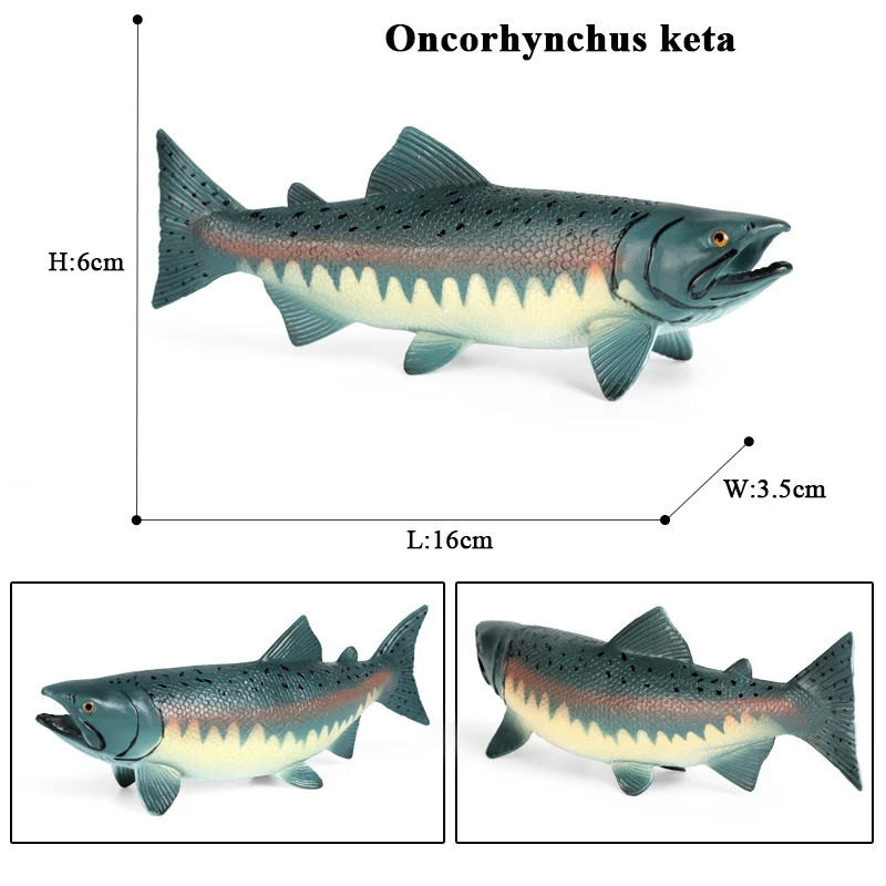 Sea Life Animals Model Action Figures Ocean Fish Aquarium Figurines PVC Educational Kids Toy