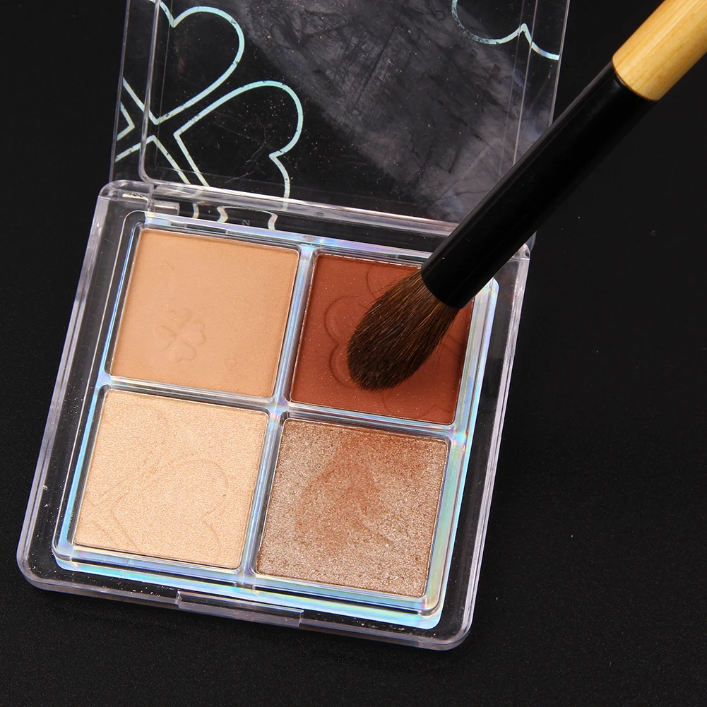 Makeup Brush Set Makeup Brush Makeup Tool Set Makeup Tool Horse Hair Crease Blending Brush Eyeshadow Makeup Cosmetic kit Wooden Handle Eye Blender Brushes 1pc