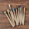 10PCS Colorful Toothbrush Natural Bamboo Tooth brush Set Soft Bristle Charcoal Teeth Eco Bamboo Toothbrushes Dental Oral Care ► Photo 2/6