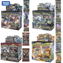 324pcs/box Pokemon cards TCG: Sun & Moon Series Booster Box Collectible Trading Card Game Kids Toys Various styles collection