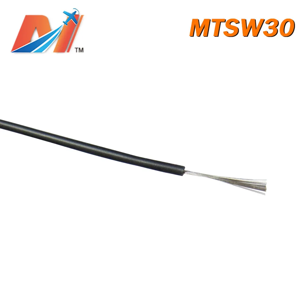 Maytech Clearance Sale(1meter) power silicon wire AWG30 BLACK COLOR