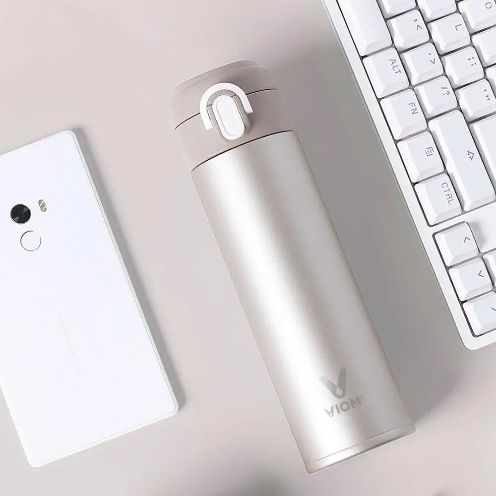 Xiaomi Mijia чашка из нержавеющей стали Вакуумная 24 часа колба для воды портативная «Умная» бутылка термос 300 мл 460 мл для семьи