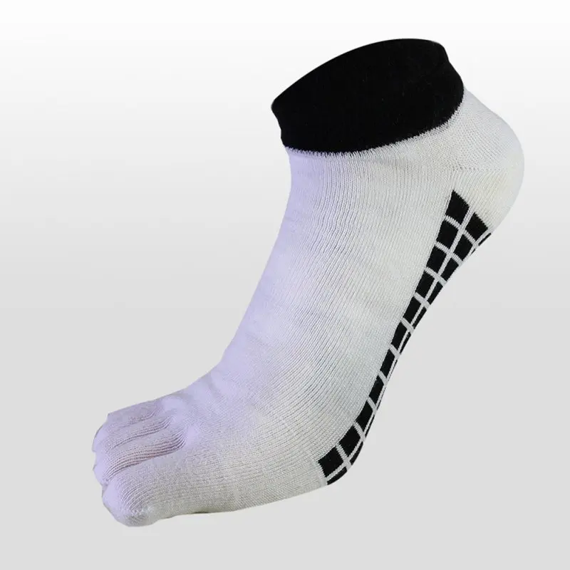 Спортивные носки для мужчин и женщин, носки с пятью пальцами, короткие тонкие носки в клетку, низкие носки